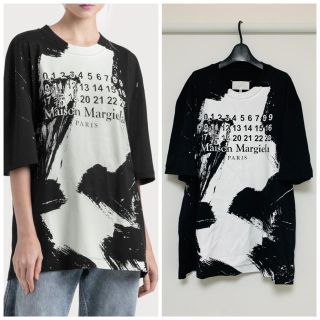 マルタンマルジェラ(Maison Martin Margiela)の新品未使用☆maison margiela メゾンマルジェラ☆プリントTシャツ(Tシャツ(半袖/袖なし))