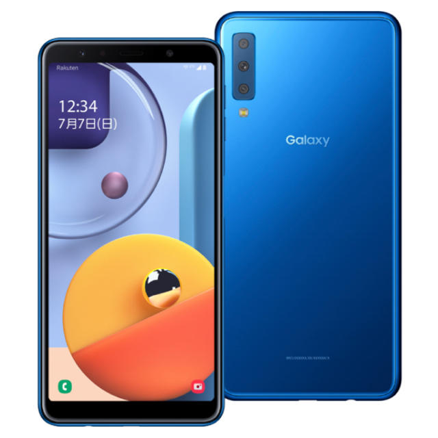 Galaxy(ギャラクシー)のGalaxyA7 simフリー　楽天モバイル対応　ギャラクシー スマホ/家電/カメラのスマートフォン/携帯電話(スマートフォン本体)の商品写真