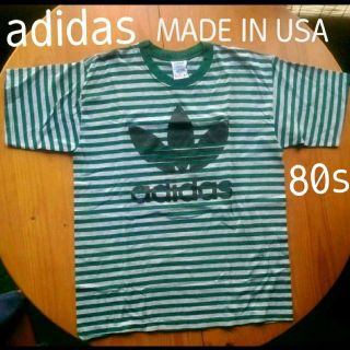 アディダス(adidas)のadidas　状態良好　MADE IN USA　ユニセックス　コットン100%　(Tシャツ/カットソー(半袖/袖なし))