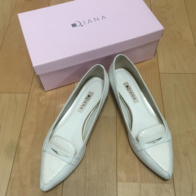 DIANA(ダイアナ)のDIANA♡パイソンフラットパンプス レディースの靴/シューズ(ハイヒール/パンプス)の商品写真