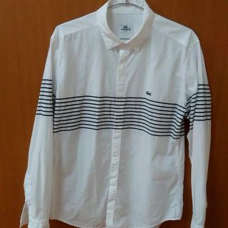 ラコステ(LACOSTE)の【送料込】ラコステ(LACOSTE) 胸ライン入り長袖シャツ(シャツ)