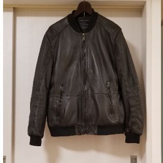 ザラ(ZARA)のZARA レザーブルゾン(ブルゾン)