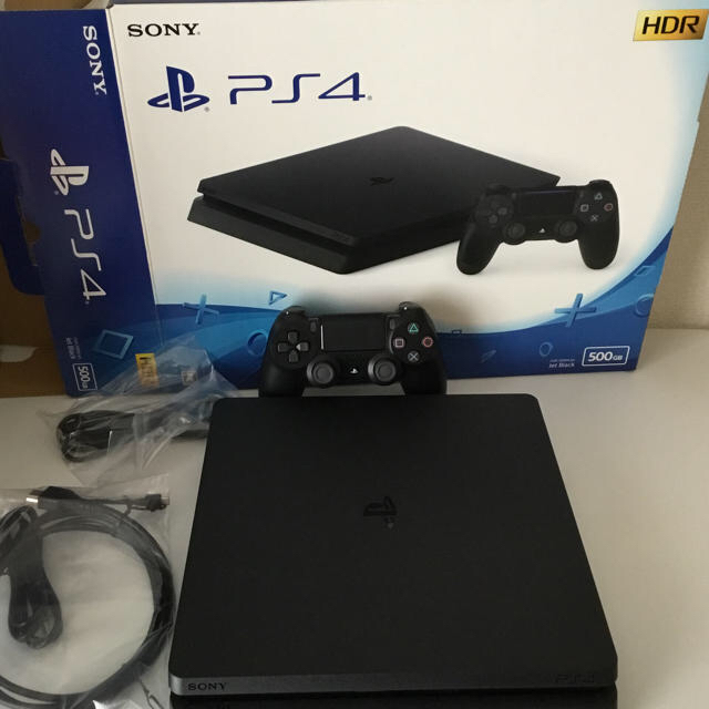 ps4 本体 500GB 付属品イヤホン以外完備-