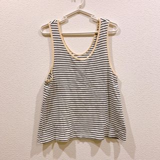 アメリカンアパレル(American Apparel)のストライプタンク(タンクトップ)