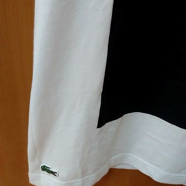 LACOSTE(ラコステ)の【送料込】ラコステ(LACOSTE)　ツートーン ロゴ クルーネック Tシャツ  メンズのトップス(Tシャツ/カットソー(半袖/袖なし))の商品写真