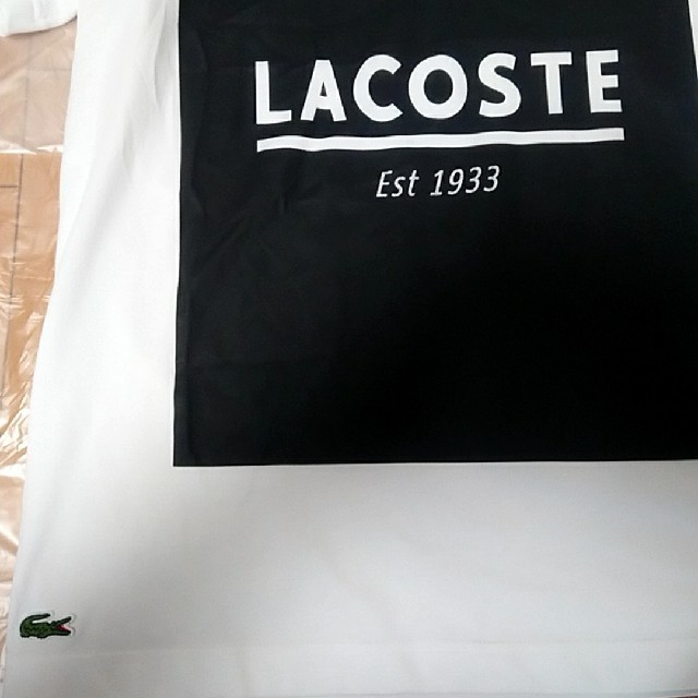 LACOSTE(ラコステ)の【送料込】ラコステ(LACOSTE)　ツートーン ロゴ クルーネック Tシャツ  メンズのトップス(Tシャツ/カットソー(半袖/袖なし))の商品写真