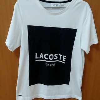 ラコステ(LACOSTE)の【送料込】ラコステ(LACOSTE)　ツートーン ロゴ クルーネック Tシャツ (Tシャツ/カットソー(半袖/袖なし))