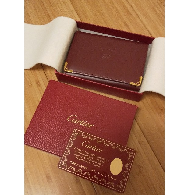 Cartier(カルティエ)の未使用 カルティエ Cartier 三つ折財布 メンズのファッション小物(折り財布)の商品写真