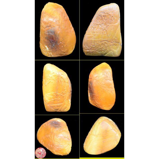 天然 寿山石 Shoushan stone 高山石 高山黄 旧蔵 WWFT023 - 印鑑
