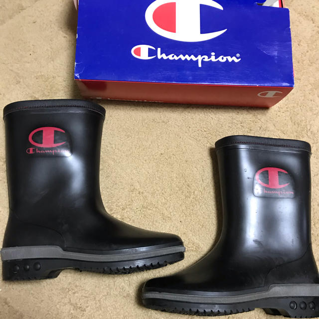 Champion(チャンピオン)のレインブーツ 長靴 21.5cm キッズ/ベビー/マタニティのキッズ靴/シューズ(15cm~)(長靴/レインシューズ)の商品写真