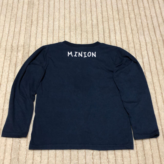 ミニオン(ミニオン)のミニオン  ロンT プリントTシャツ　デイブ　バナナ　120cm キッズ/ベビー/マタニティのキッズ服男の子用(90cm~)(Tシャツ/カットソー)の商品写真