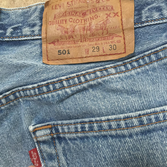 Levi's - リーバイス501 ダメージジーンズデニムの通販 by ひののにと