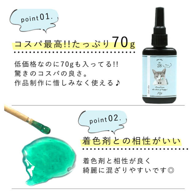 まさるの涙 70g 2本セット ハンドメイドの素材/材料(その他)の商品写真