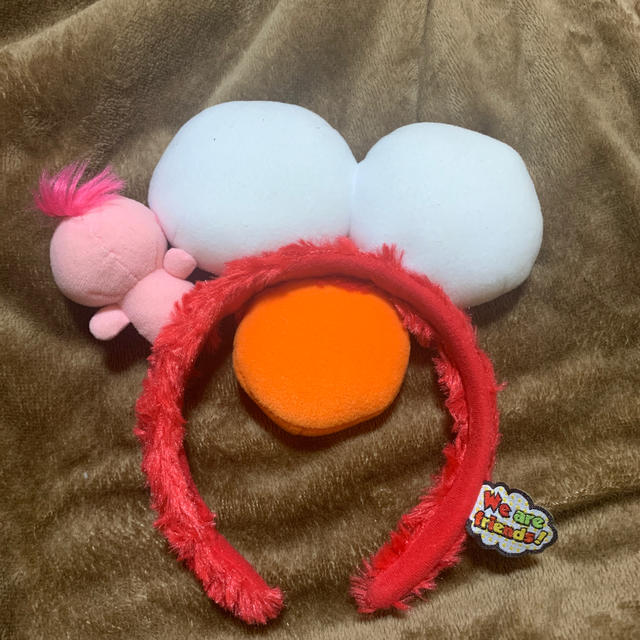 エルモ　カチューシャ　USJ エンタメ/ホビーのおもちゃ/ぬいぐるみ(キャラクターグッズ)の商品写真