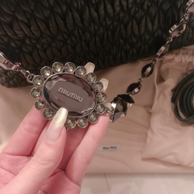 miumiuナッパクリスタルバッグ 値下げしました