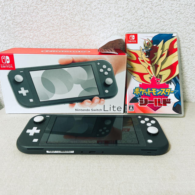 ニンテンドー Switch 本体 グレー ポケモン シールド セット 剣盾