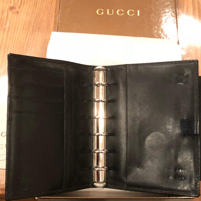 Gucci(グッチ)のGUCCI グッチ システム手帳 メンズのファッション小物(手帳)の商品写真