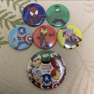 マーベル(MARVEL)のアベンジャーズ　缶バッジ(アメコミ)