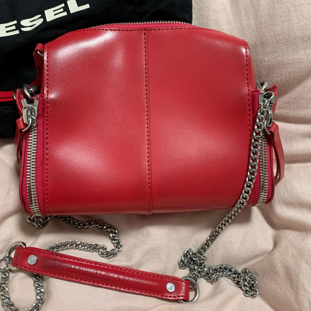 DIESEL ショルダーバッグ 赤