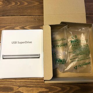 マック(Mac (Apple))のほぼ未使用　Apple USB SuperDrive MD564ZM/A(PC周辺機器)