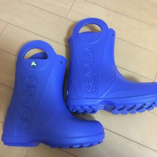 クロックス(crocs)の　新品　クロックスキッズ　長靴18センチ(長靴/レインシューズ)