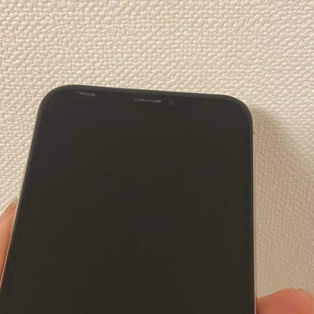 iPhone(アイフォーン)のiPhoneX 64GB silver SIMフリー スマホ/家電/カメラのスマートフォン/携帯電話(スマートフォン本体)の商品写真