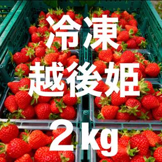 【完熟いちご使用】冷凍いちご 越後姫　2kg(野菜)