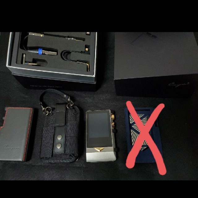 ポタオデ引退　Cayin N8  DIGNIS アルカンターラ バンナイズケース スマホ/家電/カメラのオーディオ機器(ポータブルプレーヤー)の商品写真