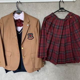 ☆超貴重☆山口県中村女子高等学校 制服 冬服フルセットの通販 ☆超貴重☆山口県中村女子高等学校 制服 冬服フルセットの通販