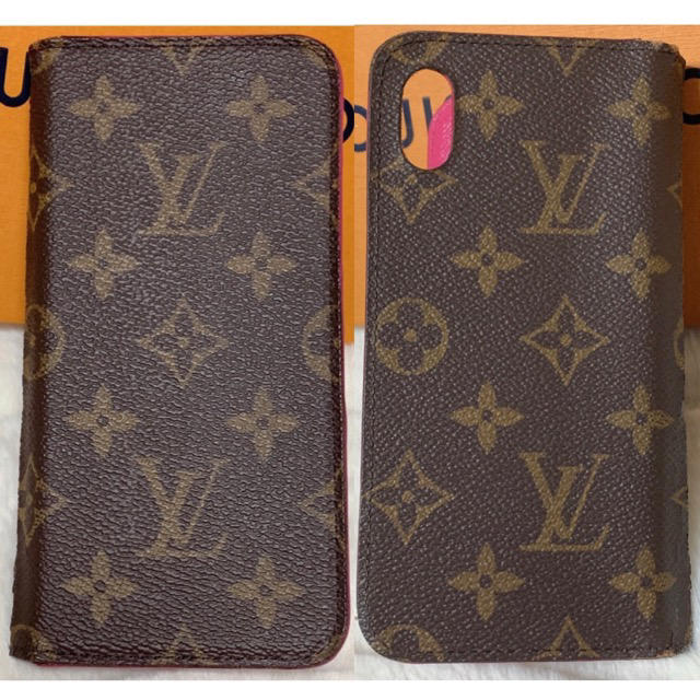 LOUIS VUITTON(ルイヴィトン)のルイヴィトン♡ iPhoneXR フォリオ 手帳型ケース モノグラム ピンク スマホ/家電/カメラのスマホアクセサリー(iPhoneケース)の商品写真