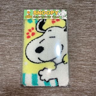 スヌーピー(SNOOPY)の【新品 未使用】SNOOPY スヌーピー スマホケース iPhoneケース(スマホケース)