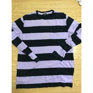 ステューシー(STUSSY)のステューシー  ボーダーロングTシャツ(Tシャツ/カットソー(七分/長袖))