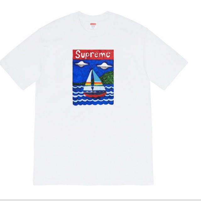 Supreme Sailboat Tee L white 白 新品 未開封