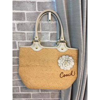 コーチ(COACH)のコーチ カゴバッグ(かごバッグ/ストローバッグ)