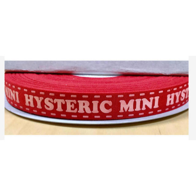 HYSTERIC MINI(ヒステリックミニ)のヒスミニ☆正規品☆新品☆リボン☆10m☆ヘアゴム☆ヘアピン作製に♪ ハンドメイドのアクセサリー(ヘアアクセサリー)の商品写真