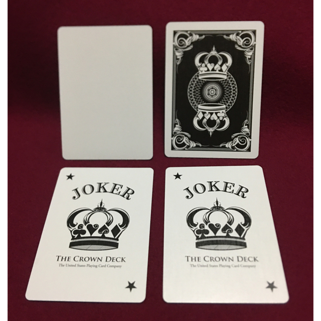 THE CROWN DECK  BLACK 新品未開封品 2個set エンタメ/ホビーのテーブルゲーム/ホビー(トランプ/UNO)の商品写真