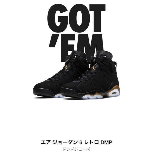 NIKE(ナイキ)のNIKE AIR JORDAN 6 "DMP" ナイキ ジョーダン6 メンズの靴/シューズ(スニーカー)の商品写真