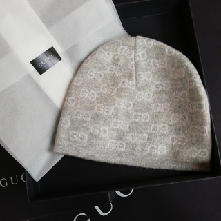 Gucci - 正規店購入 グッチ カシミアウール ビーニー ニット帽 新品、箱付きの通販｜ラクマ