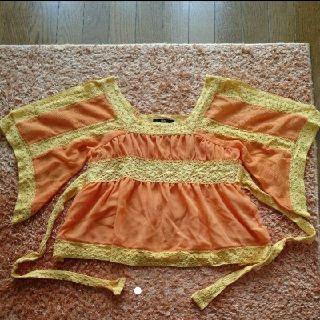 【美品】オレンジのトップス♡(チュニック)