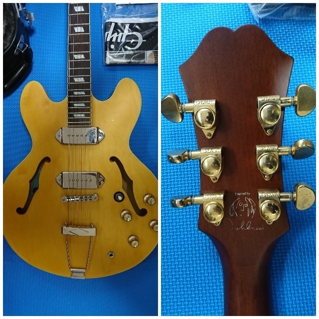 Epiphone(エピフォン)のエピフォン カジノ ジョンレノン 楽器のギター(エレキギター)の商品写真