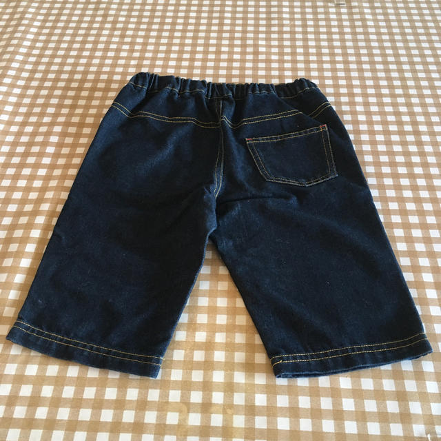 １２０ モンスターズインク デニム  ハーフパンツ  キッズ/ベビー/マタニティのキッズ服男の子用(90cm~)(パンツ/スパッツ)の商品写真