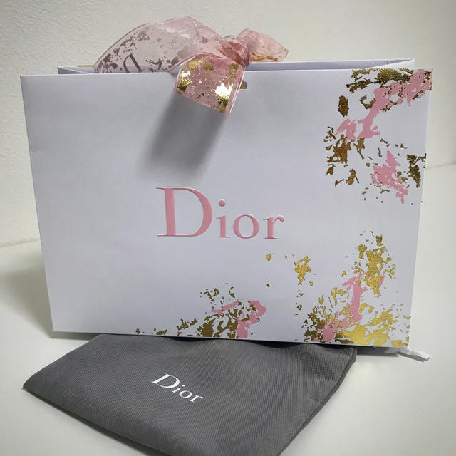 Dior(ディオール)のディオール紙バックor巾着ポーチ ハンドメイドのファッション小物(その他)の商品写真