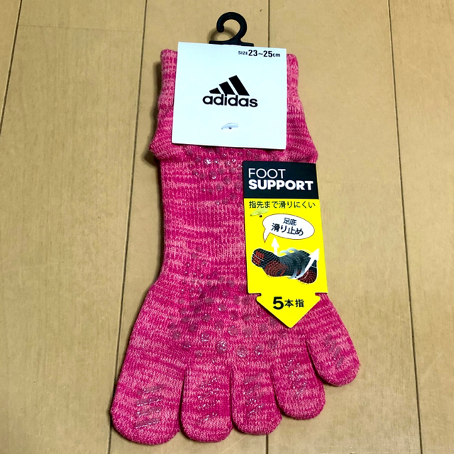 adidas(アディダス)の新品★レディース★アディダス×福助★五本指★5本指ソックス★靴下★2足セット★L レディースのレッグウェア(ソックス)の商品写真