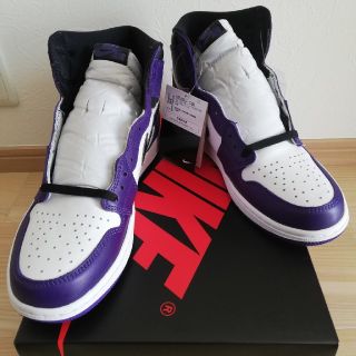 ナイキ(NIKE)のNIKE AIR JORDAN 1 HIGH OG COURT PURPLE(スニーカー)