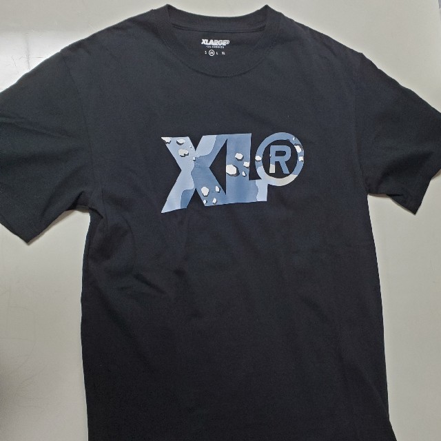 XLARGE - 美品 エクストララージ Tシャツ ブラック 迷彩ロゴ Mサイズの通販 by on57264536's shop｜エクストラ