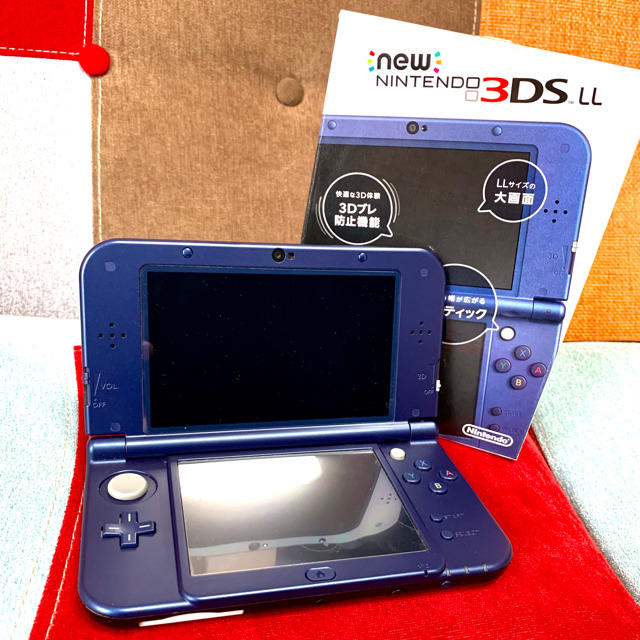 任天堂 new NINTENDO 3DS LL メタリックブルー 本体のみ - 携帯用 ...