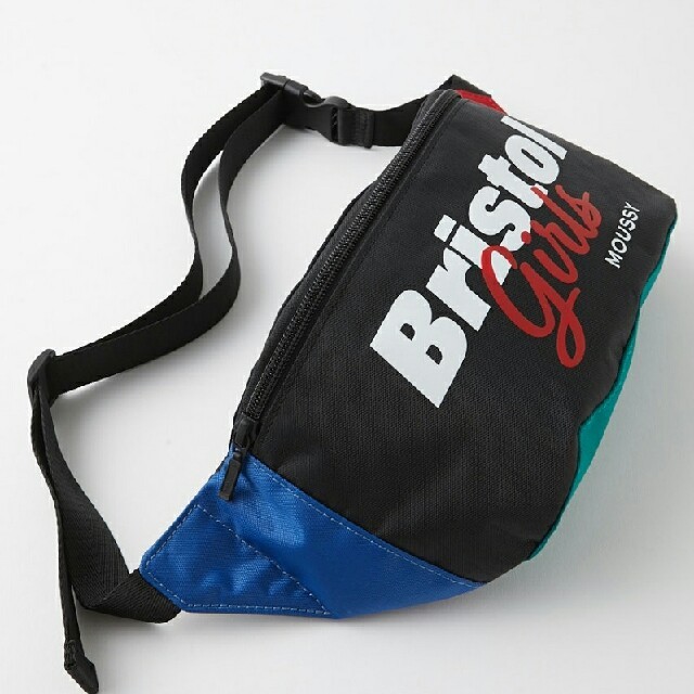 MOUSSY F.C.Real bristol girl ウエストバッグ 新品 fcrb mousy bristol コラボ 新品未使用 ウエストポーチ