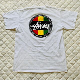 ステューシー(STUSSY)のオールド ステューシー プリント Tシャツ old stussy XL USA製(Tシャツ/カットソー(半袖/袖なし))