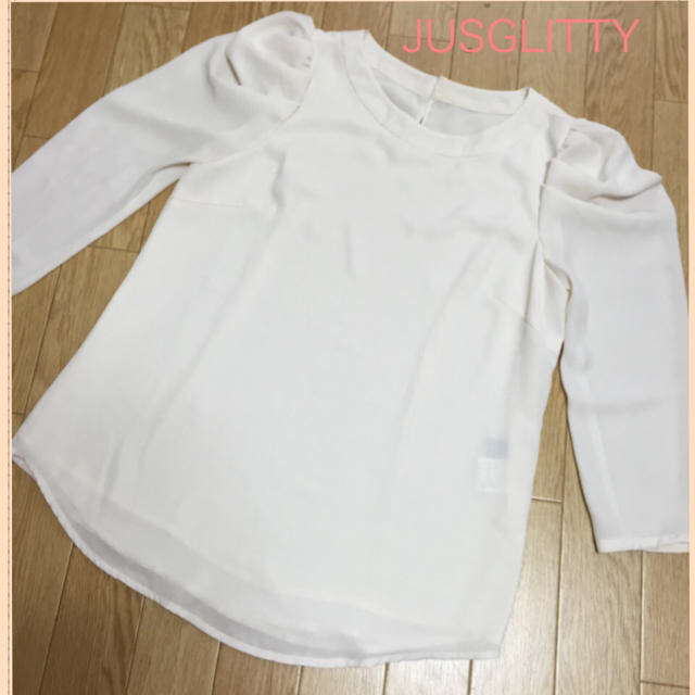 JUSGLITTY(ジャスグリッティー)のジョーゼットカットソー♡ レディースのトップス(カットソー(長袖/七分))の商品写真