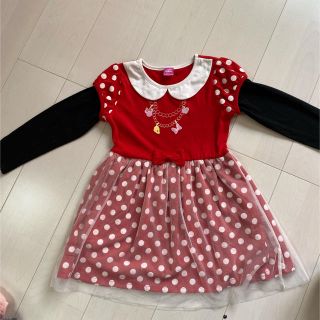 ディズニー(Disney)のsakura様専用　ワンピース　120  ミニーちゃん風(ワンピース)